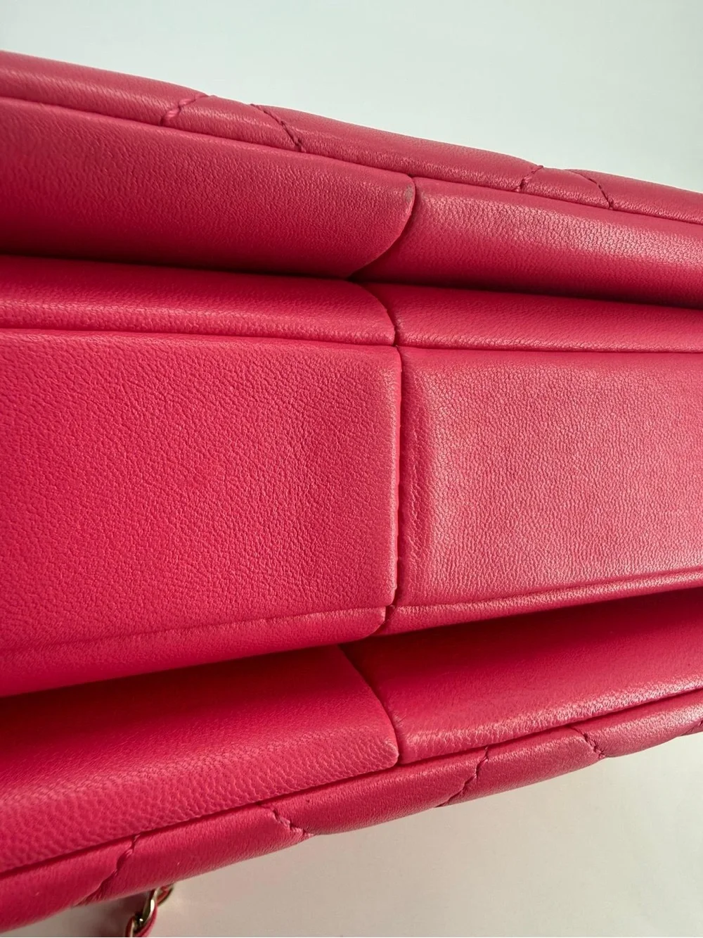 Chanel Trendy CC Pink Lambskin Quilted Top Handle Bag